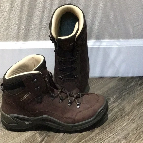 Lowa Renegade LL Mid Hiking Boots Men’s 310845-0442 Espresso NWOT - Picture 1 of 16